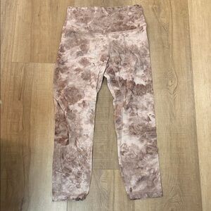 Lululemon Align Crop 23" Shine size 6